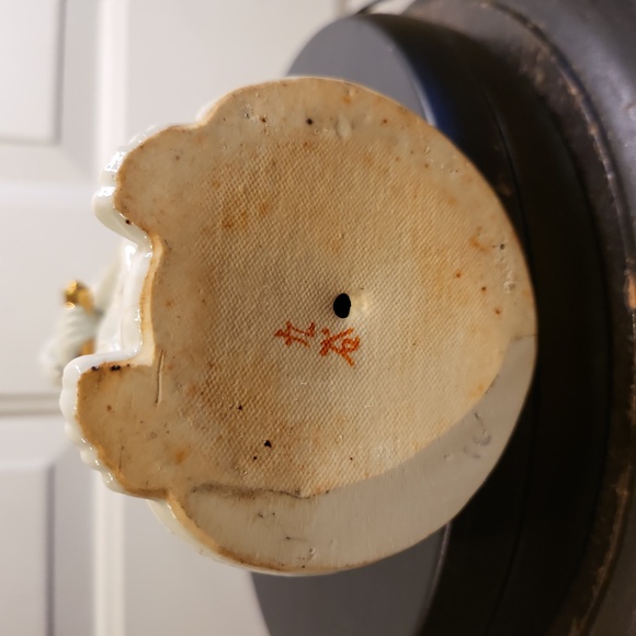 Japanese Kutani Pottery Statue Buddha Kannon Bodhisattva Porcelain Bisque Signed - Picture 10 of 10